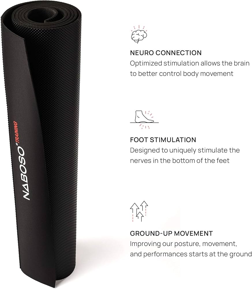Amazon | Naboso トレーニング裸足トレーニングマット - 質感のある