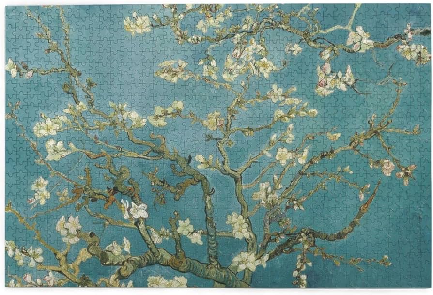 Amazon.co.jp: 1000ピース ジグソーパズル 花咲くアーモンドの木の枝