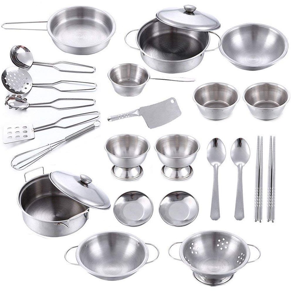 Amazon | elfishjp おままごと 調理器具 なべセット 料理おもちゃ