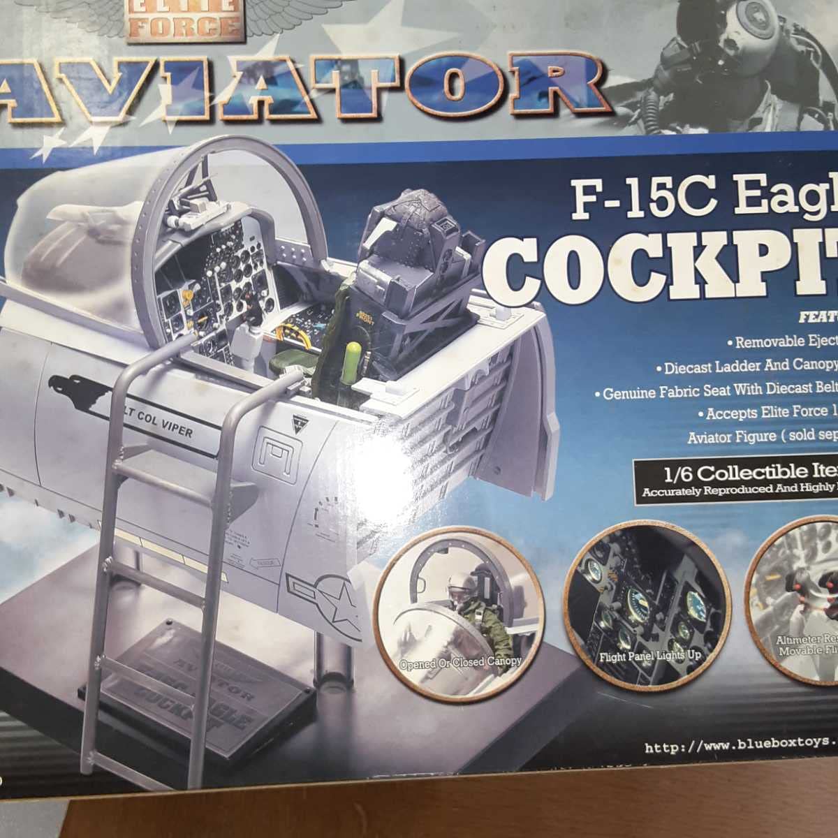 Amazon.co.jp: Elite Force 1/6 Scale F-15C Eagle Cockpit AVIATOR F