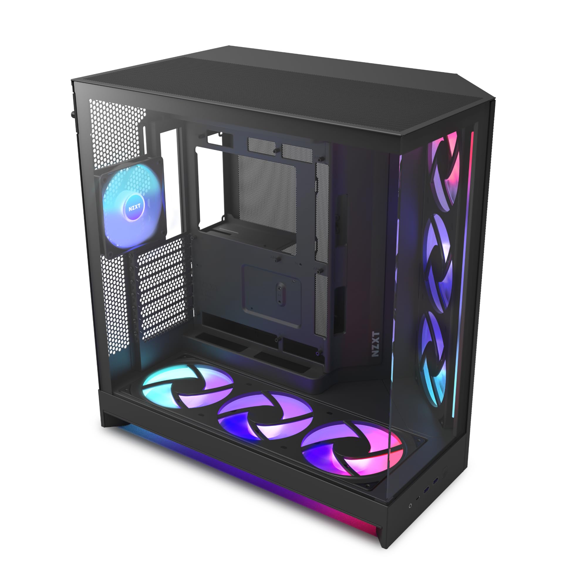 Amazon.com: NZXT H9 Flow RGB+ (2025) – Large Dual-Chamber ATX Mid