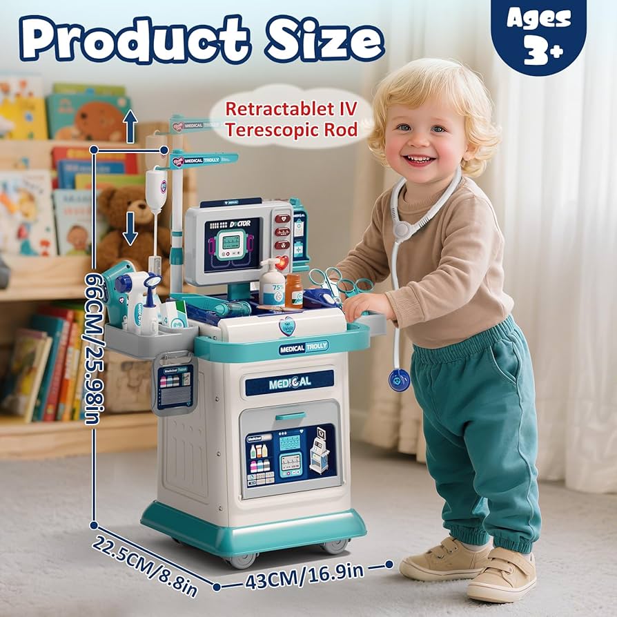 Amazon.com: Lehoo Castle Doctor Kit for Toddlers 3-5, Kids Doctors