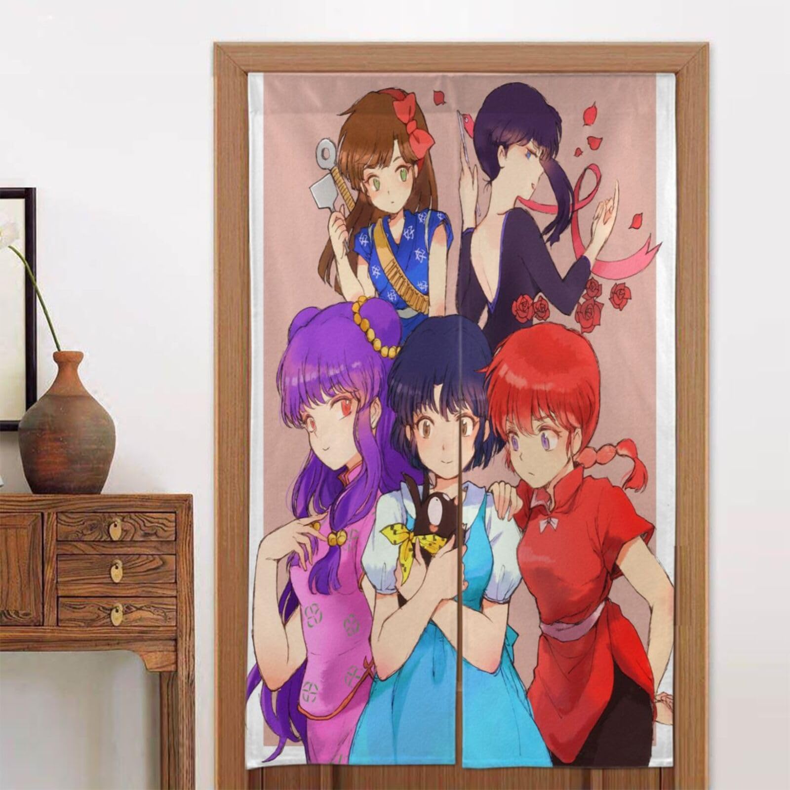 Amazon｜らんま 遮光のれん のれん 間仕切り 暖簾 目隠し カーテン