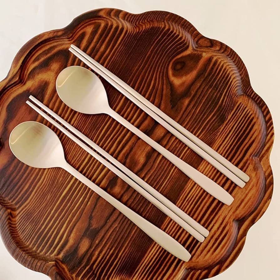 Amazon | ノッヒャン プレミアム 真鍮 鍮器 箸 スプーン 2人セット