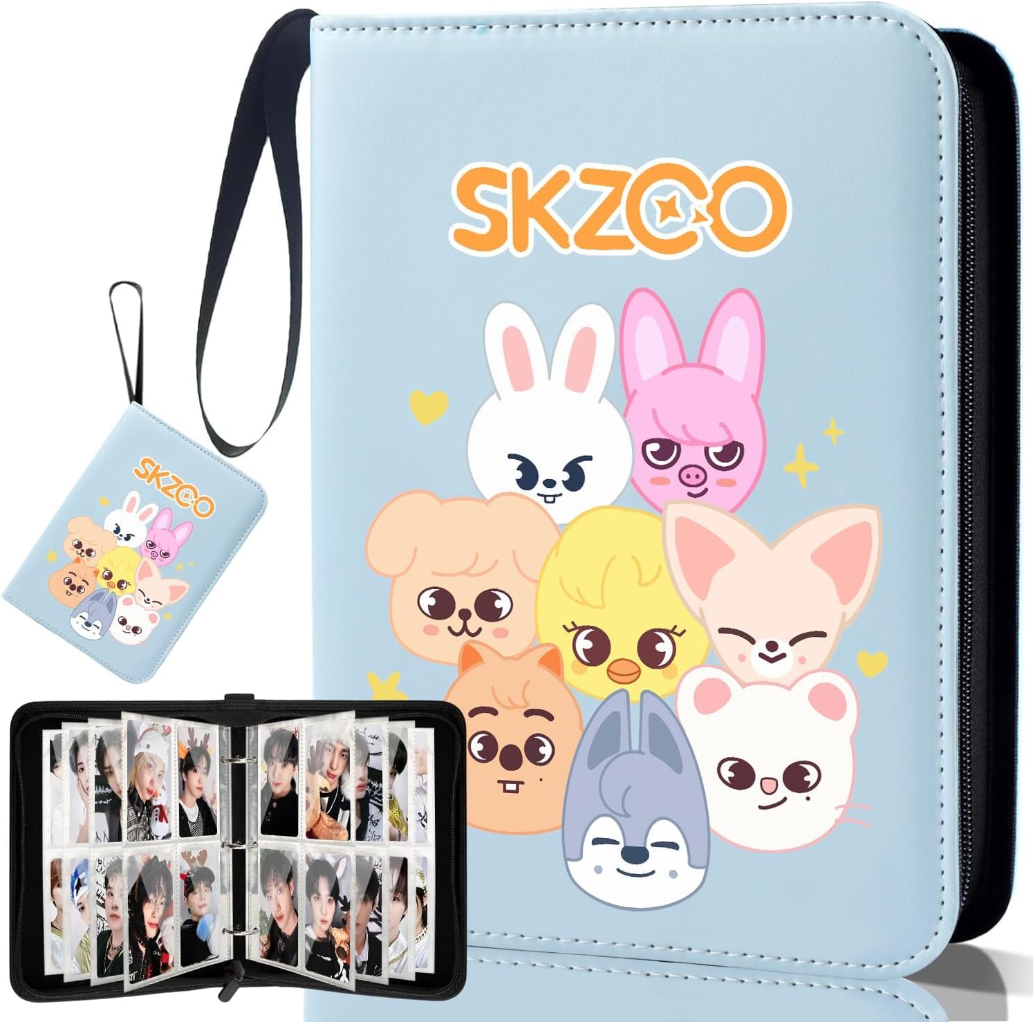 Amazon.com: Photocard Binder for Stray SKZ Cards,4 Pocket with 60