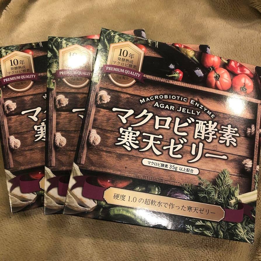 Amazon.co.jp: マクロビ酵素 寒天ゼリー 300g 3箱セット : ペット用品
