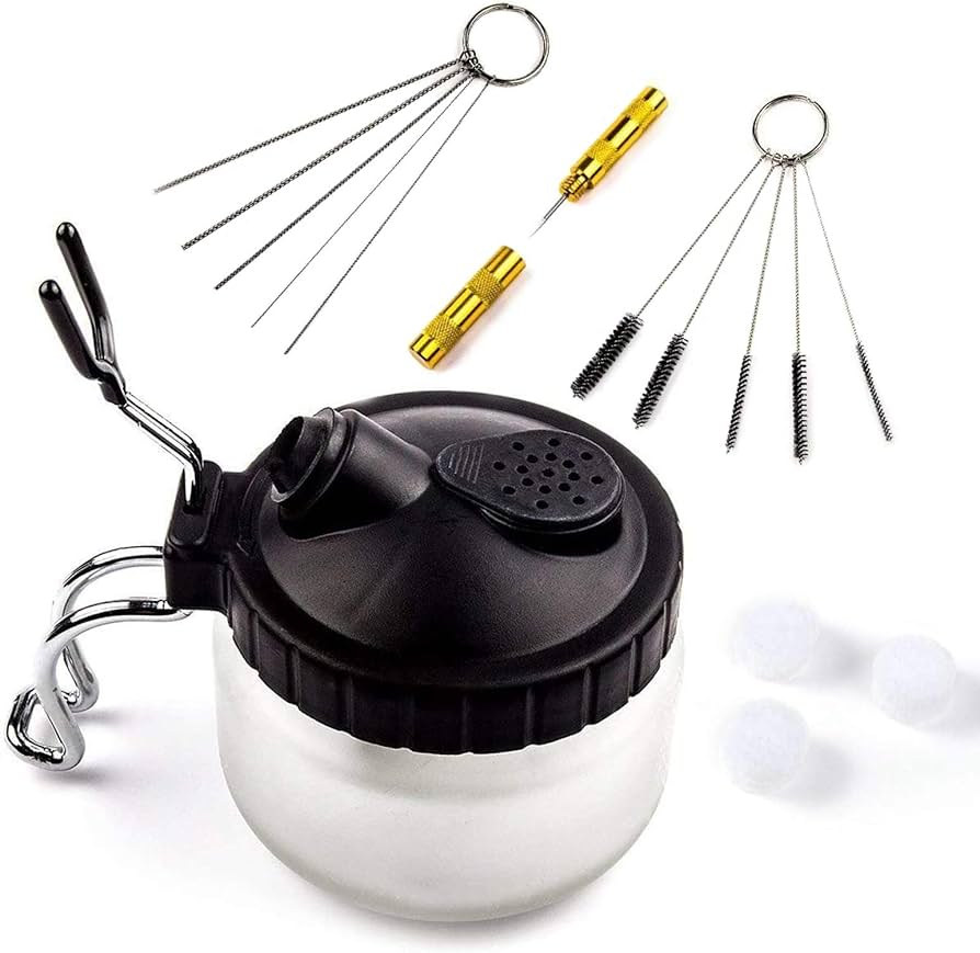 Amazon | エアブラシ クリーナーポット エアーブラシ用 洗浄ボトル