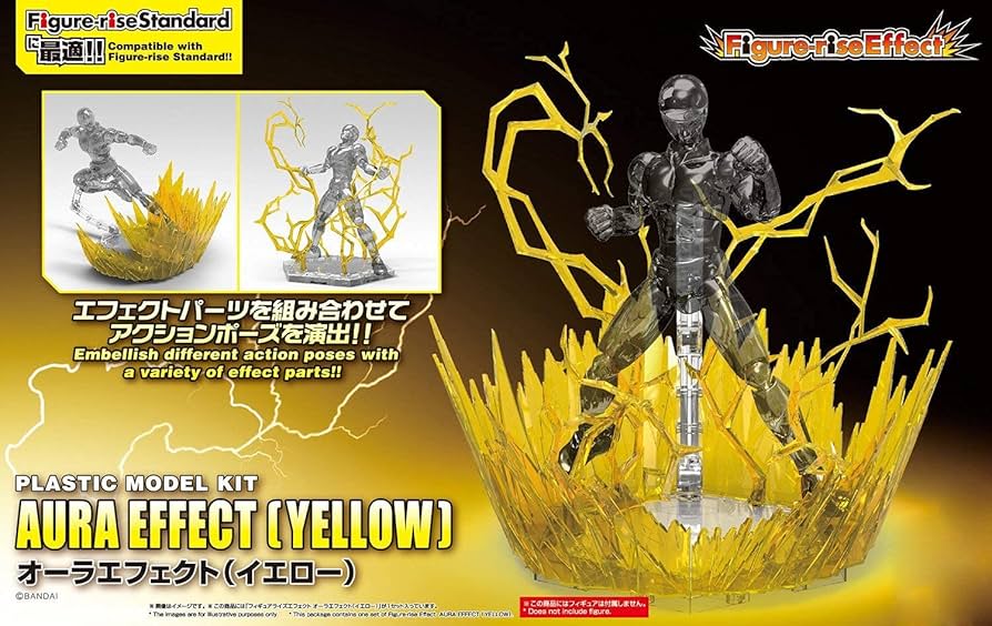 Amazon.com: Bandai Hobby Figure-Rise Effect Aura Effect (Yellow