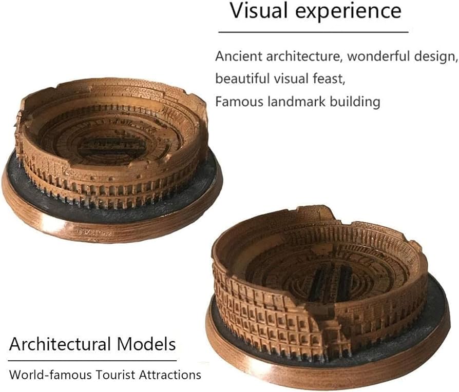 Amazon.co.jp: イタリア ローマ コロッセオ インテリアオブジェ 樹脂像