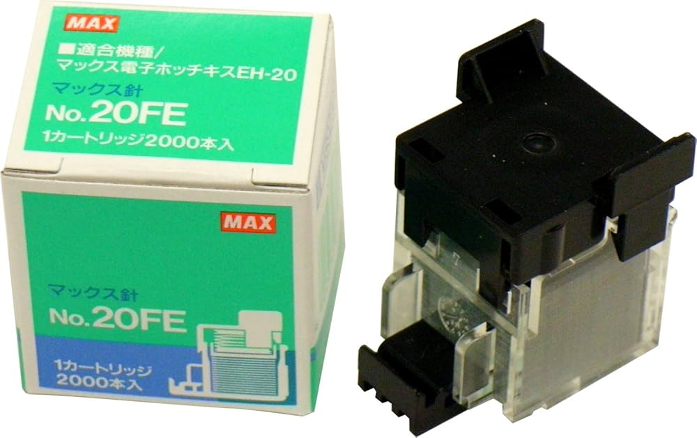 Amazon.co.jp: マックス 電子ホッチキス(EH-20)専用針 No.20FE