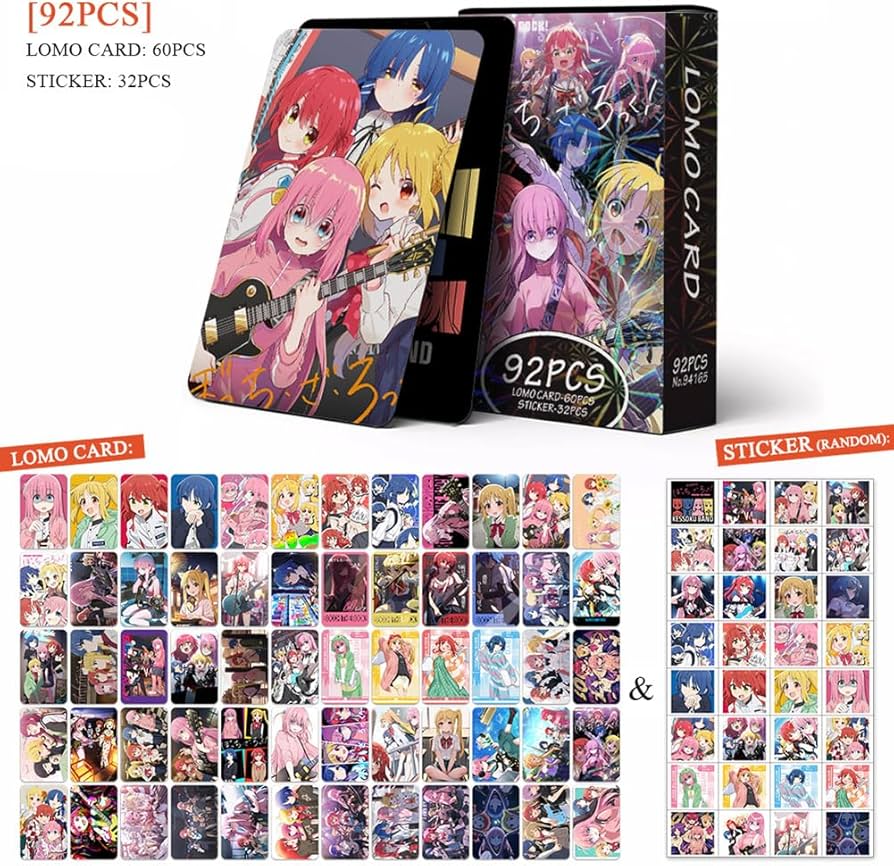 Amazon.co.jp: 92枚セット ぼっち・ざ・ろっく カード シール トレカ