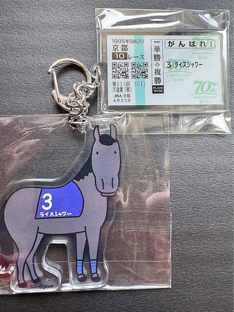 Amazon.co.jp: JRA ウェルカムチャンス アクリル キーホルダー ライス