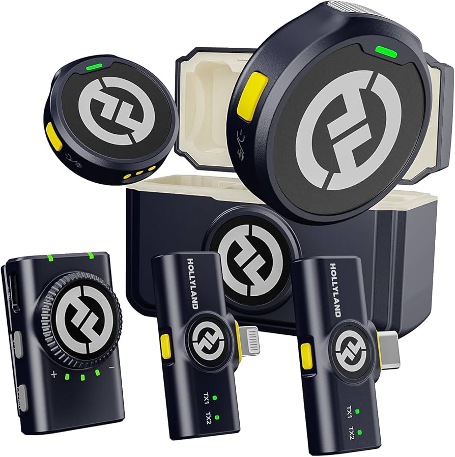 Amazon.com: Hollyland Lark M2 Wireless Lavalier Microphone for