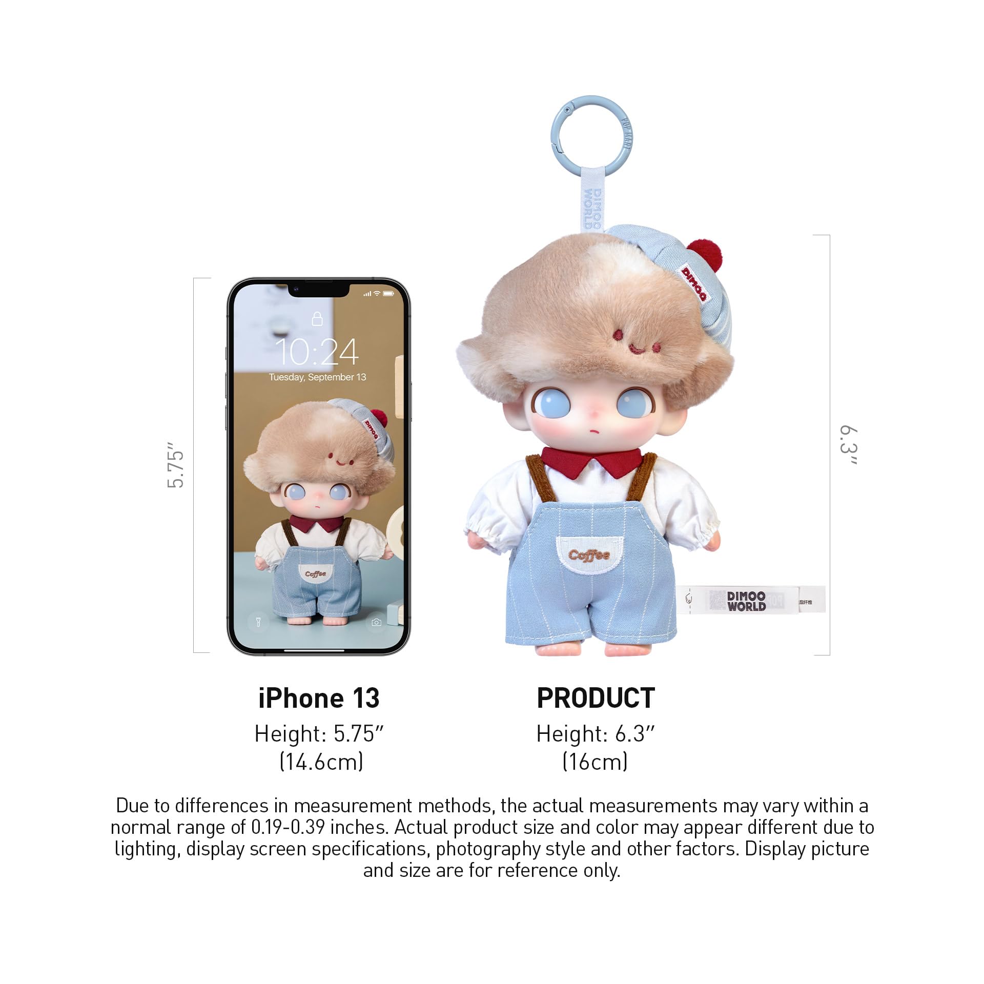 Amazon.com: POP MART DIMOO Crush on Coffee Series-Vinyl Plush