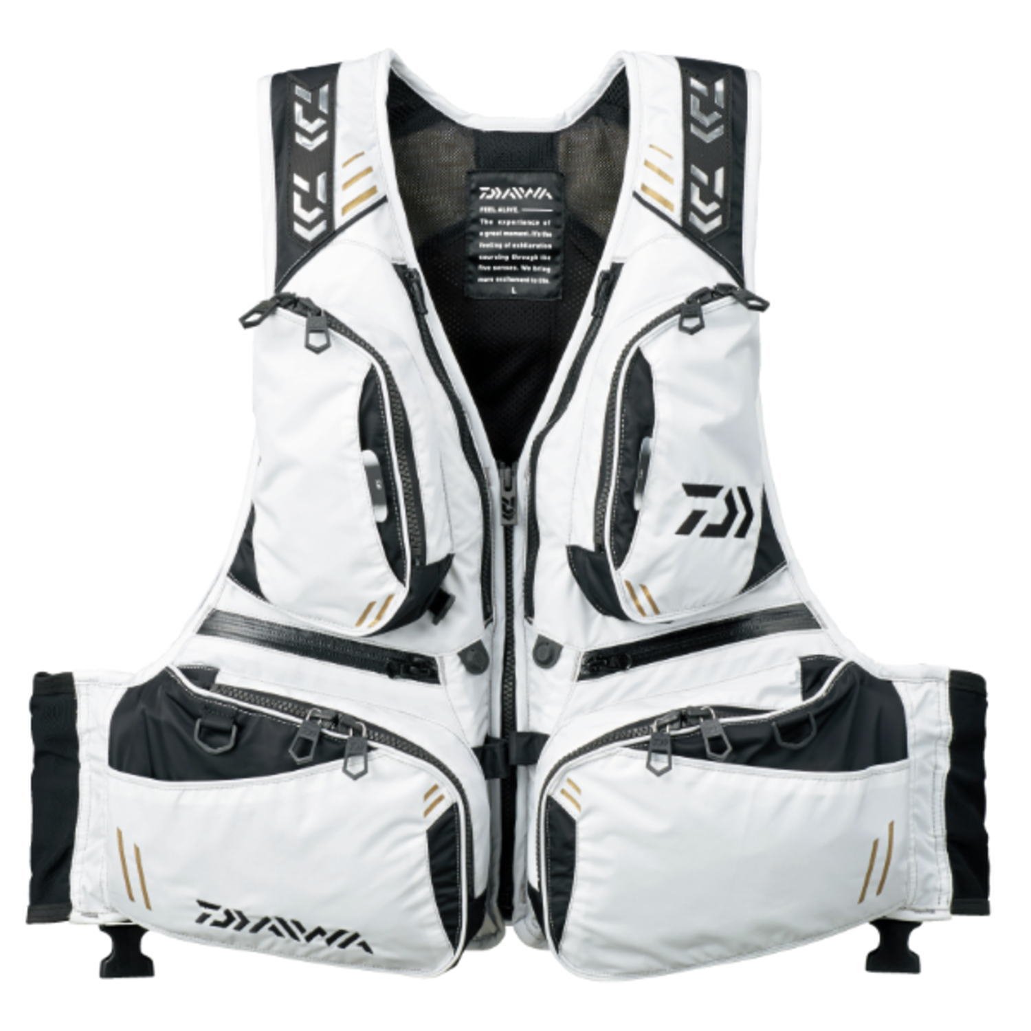 Amazon | ダイワ フローティングベスト DF-3607 ライトグレー L