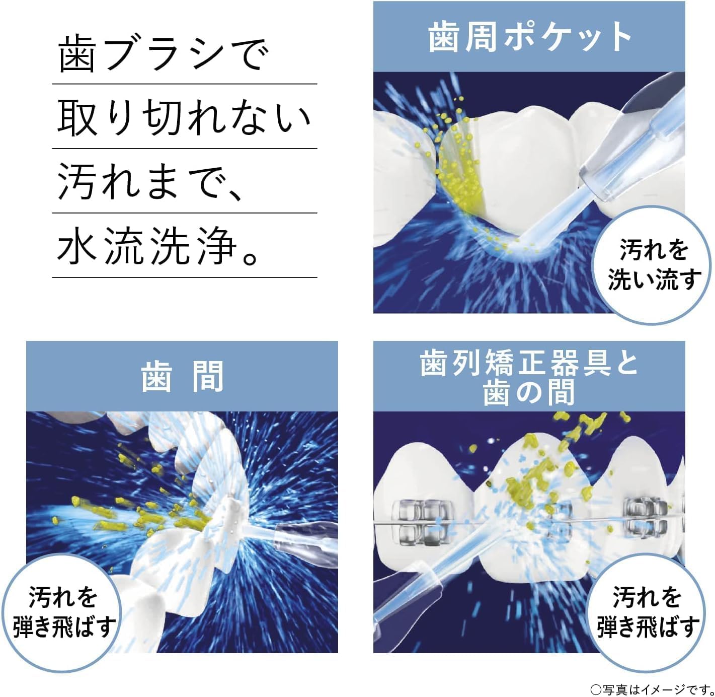 Panasonic EW-DJ42-W Electric Dental Flosser [Jet Washer Doltz