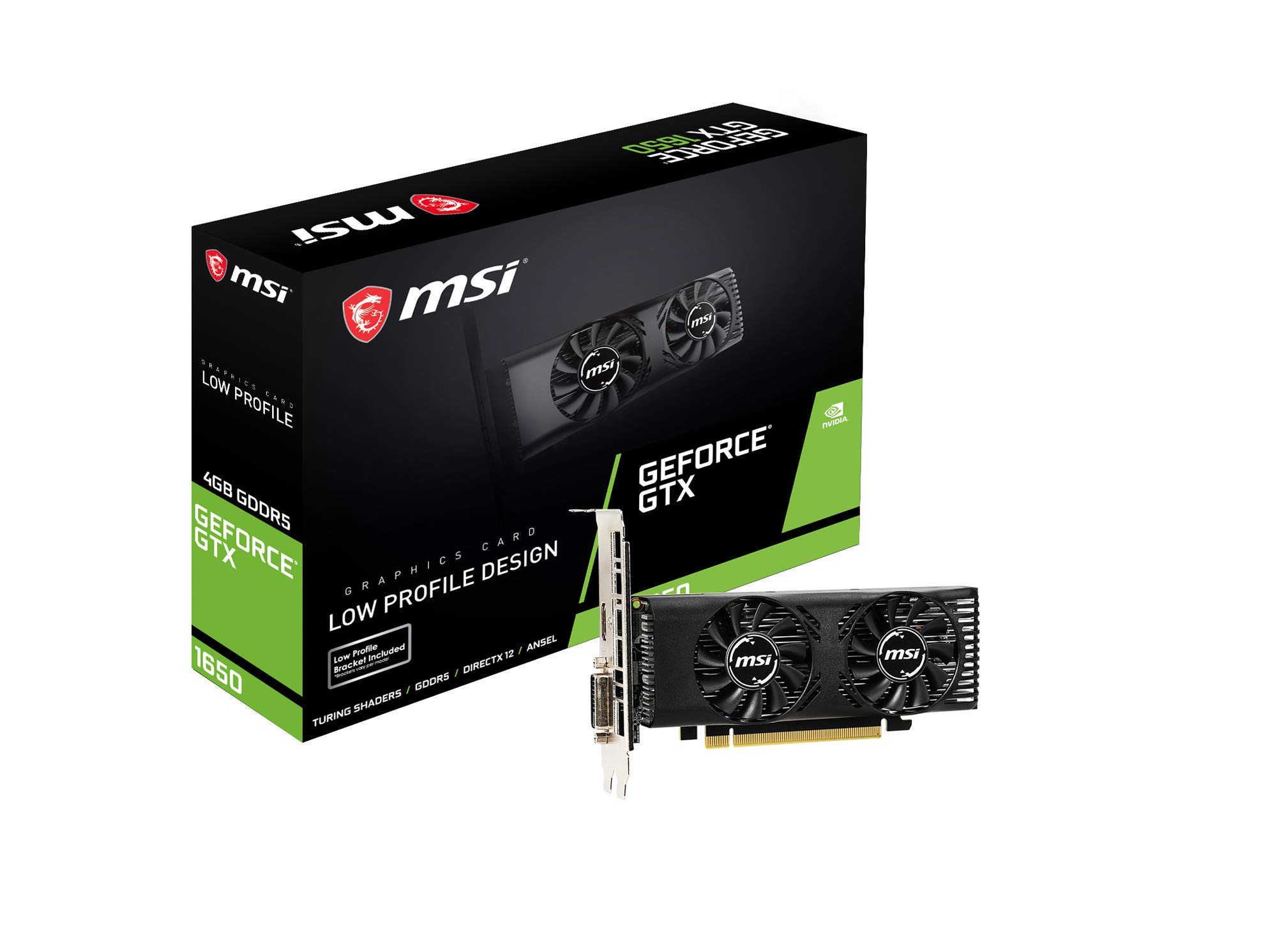 Amazon | MSI GeForce GTX 1650 4GT LP グラフィックスボード VD6989
