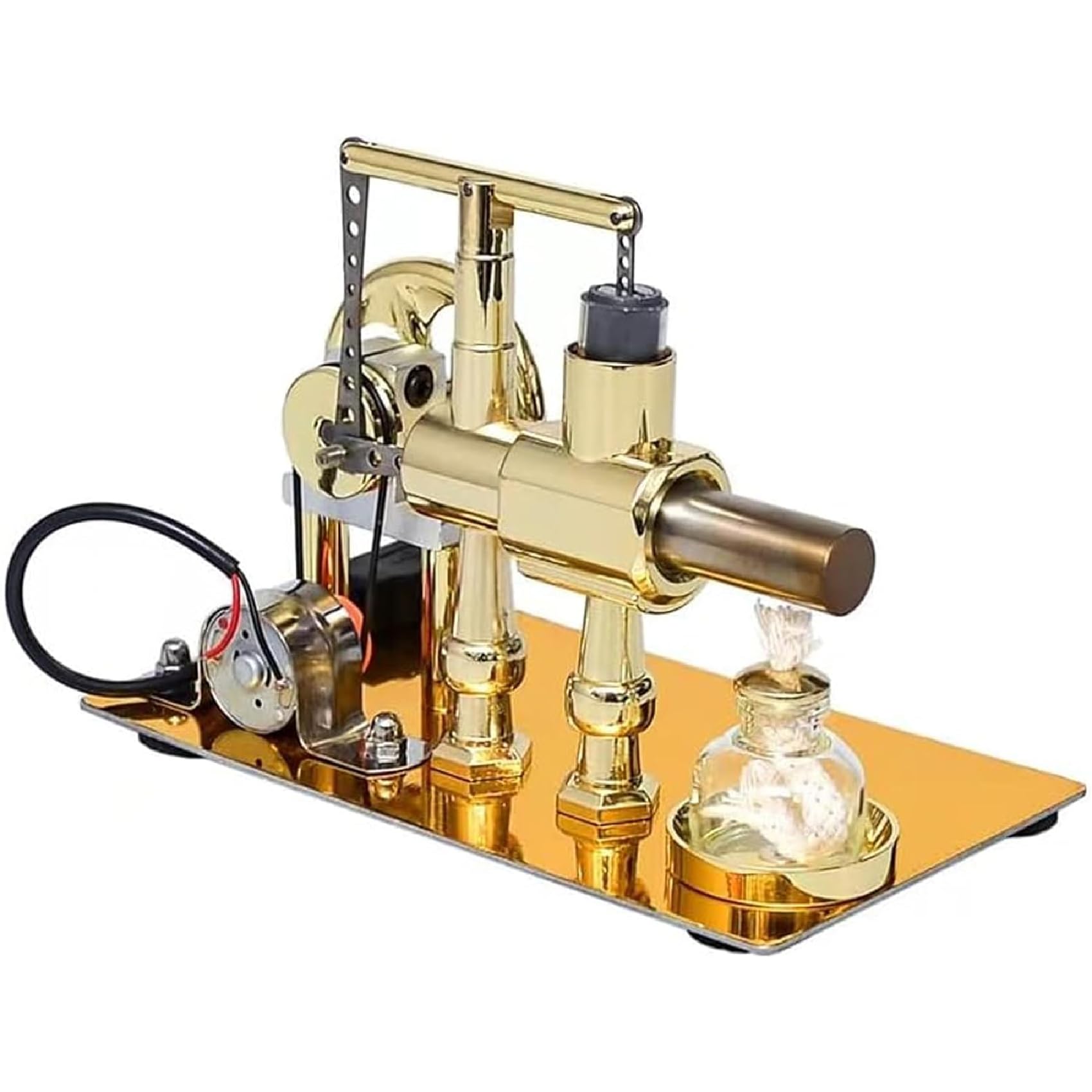 Amazon.co.jp: スターリングエンジン発電機キット、ステンレス鋼熱蒸気