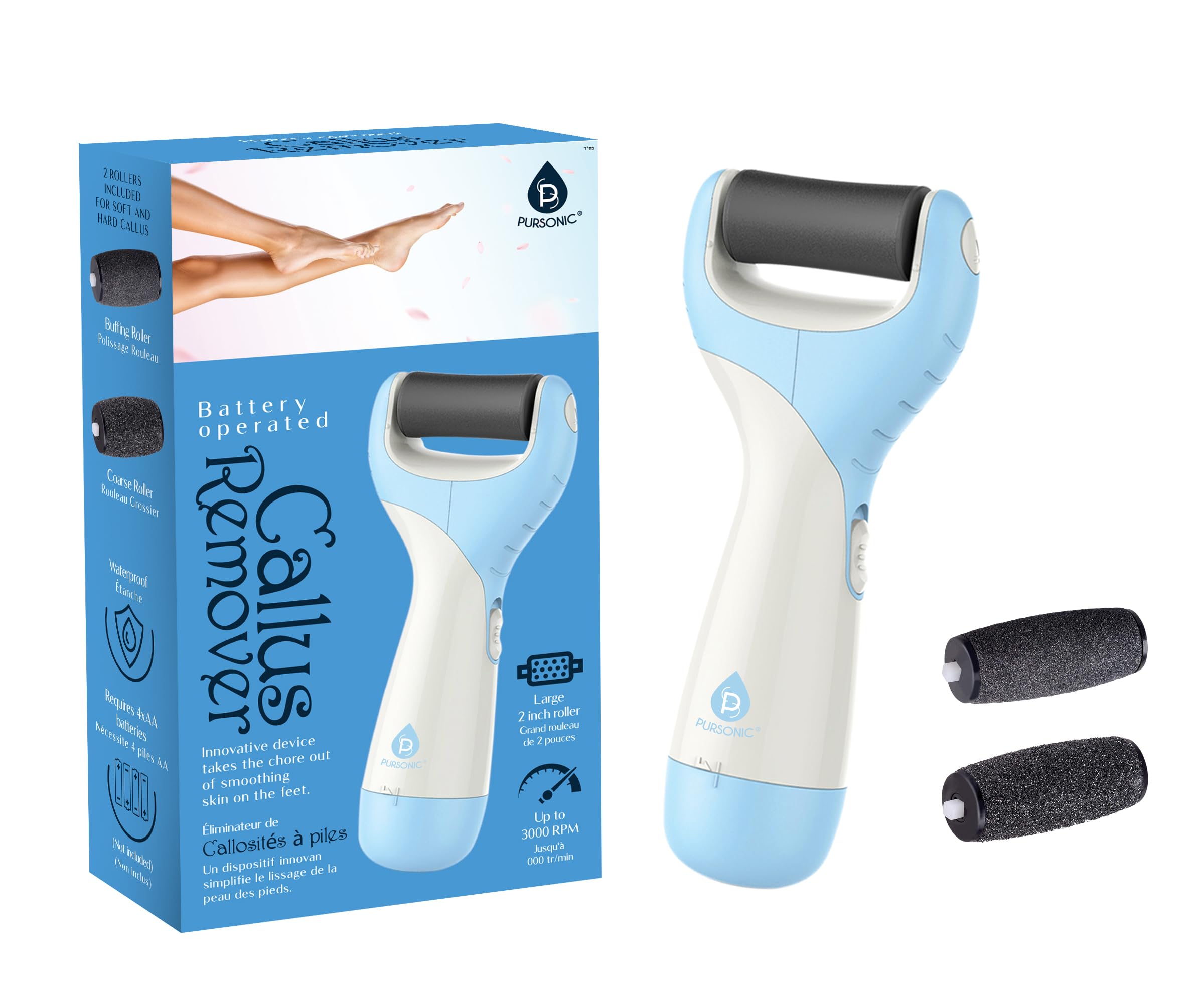 Amazon.com : Pursonic Foot Callus Remover Battery-Operated