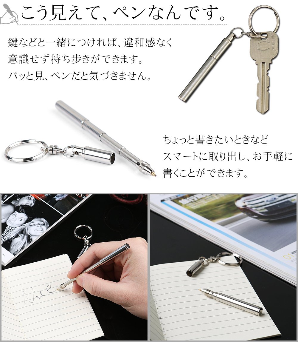 Amazon | 【持ってることを忘れる程の小ささ】キーホルダー型
