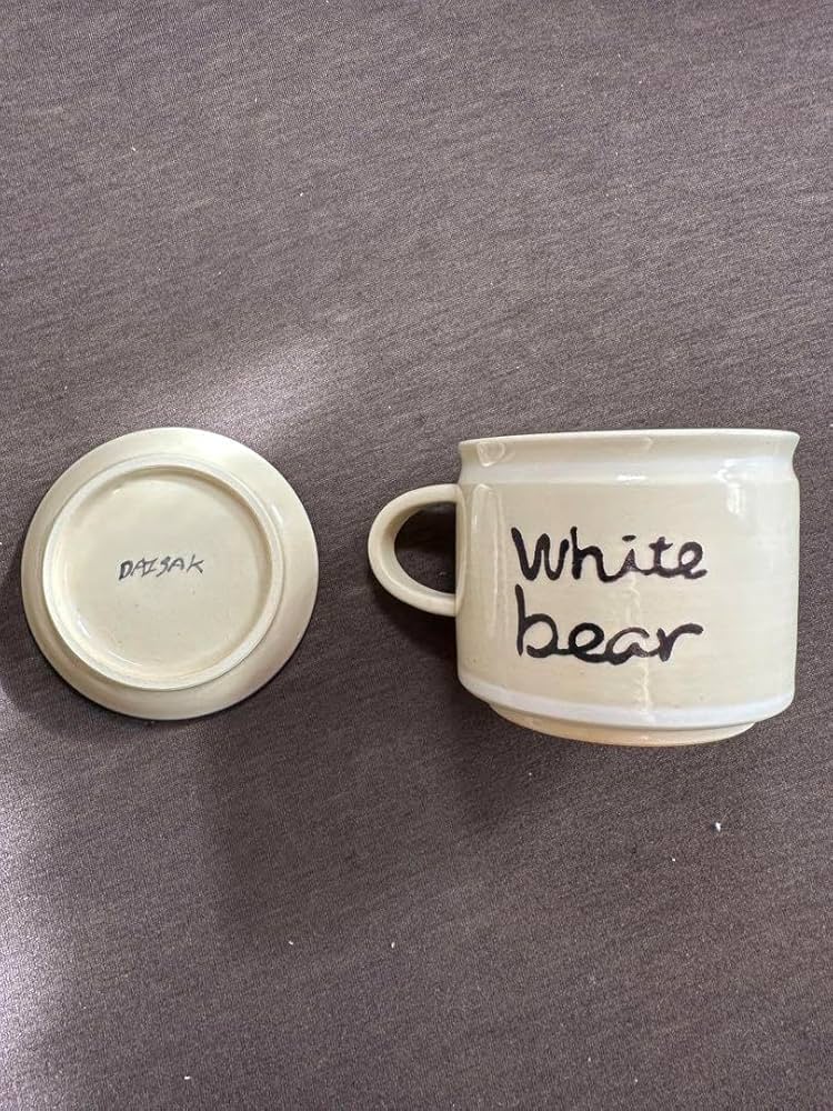 Amazon.co.jp: daisak ダイサク マグカップ＋豆皿セット ベア : ホーム