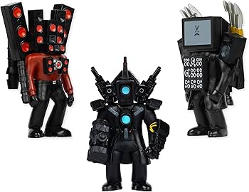 Amazon.com: Skibidi Toilet Titan 3 Pack – All-New Collectibles