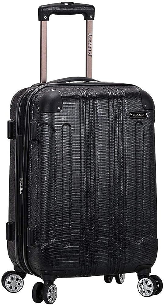 Amazon.com | Rockland London Hardside Spinner Wheel Luggage, Black