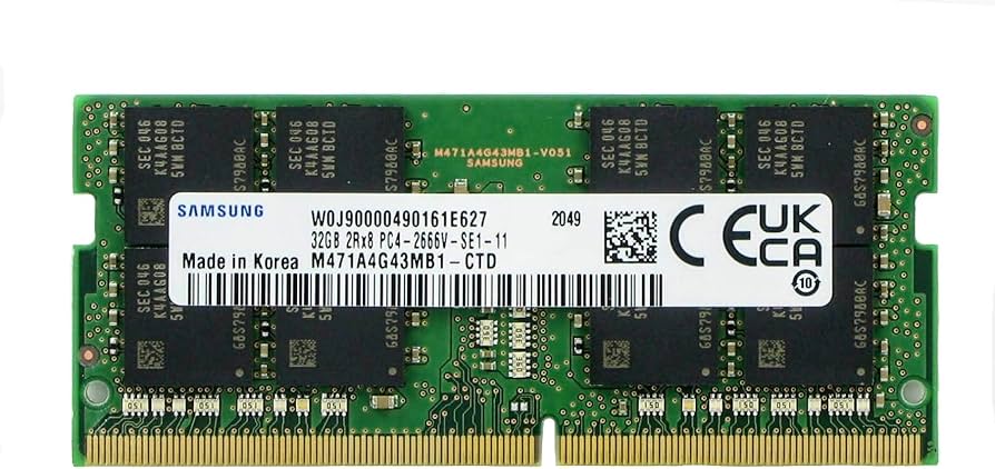 Amazon.co.jp: Samsung 32GB DDR4 PC4-21300、2666MHZ 260ピン SODIMM