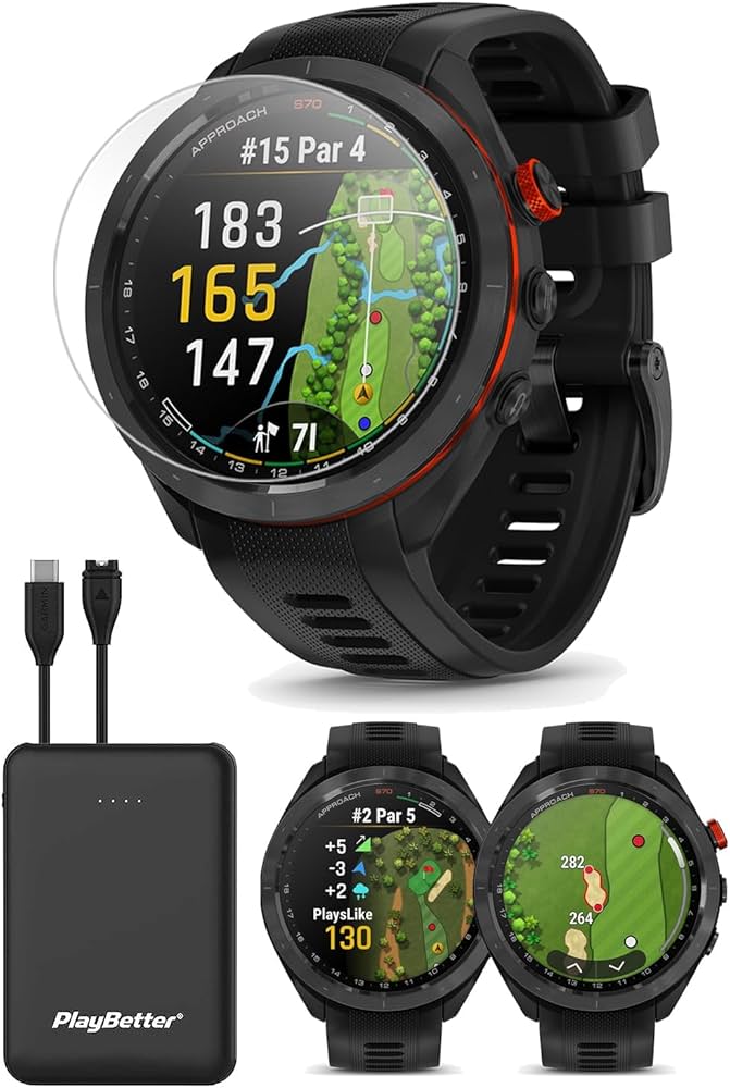 Amazon.com: Garmin Approach S70 (Black, 47mm) Golf GPS Watch