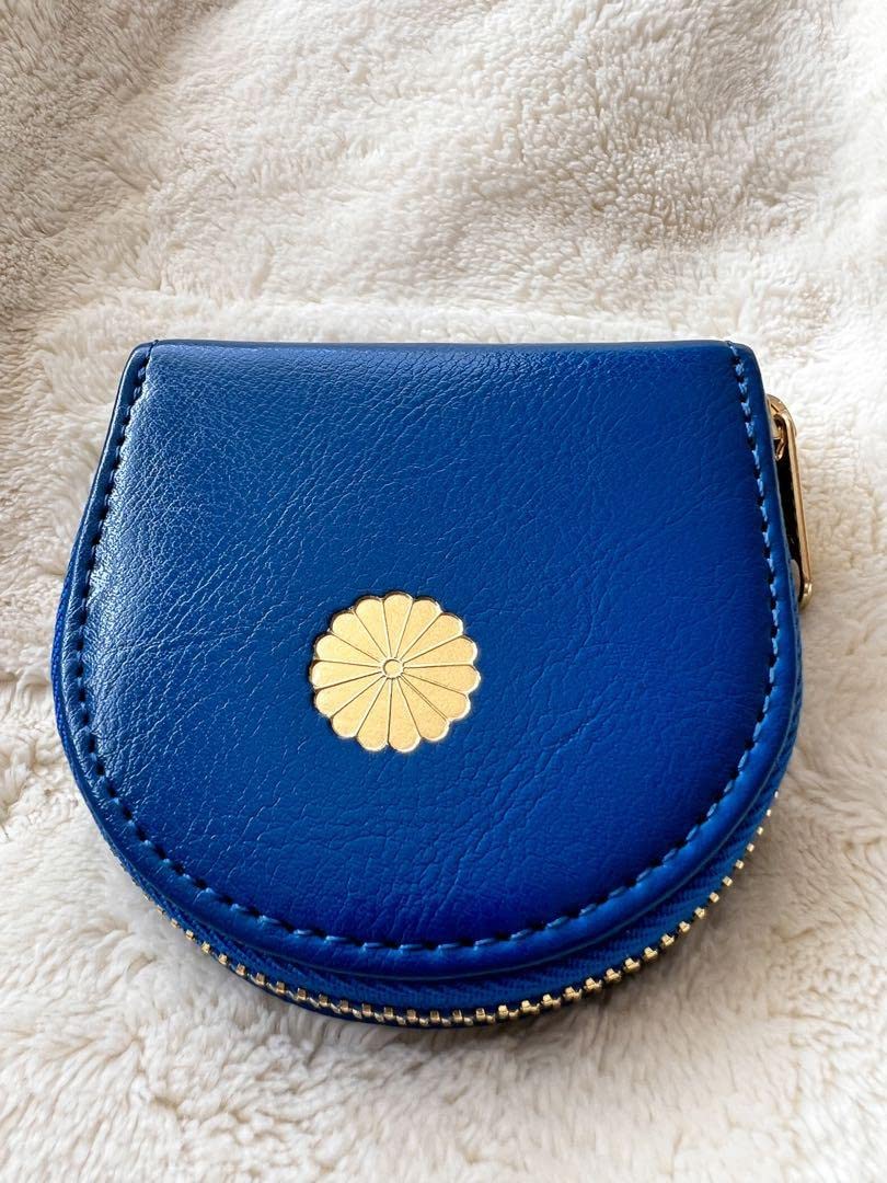 Amazon.co.jp: 皇居 限定 本グッズ コインケース 革 小銭入れ 馬蹄型