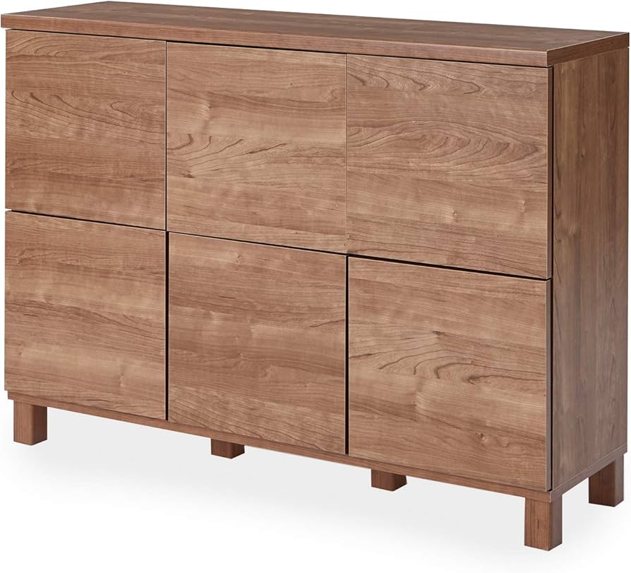 Amazon.co.jp: LOWYA ロウヤ キャビネット リビング収納 サイドボード