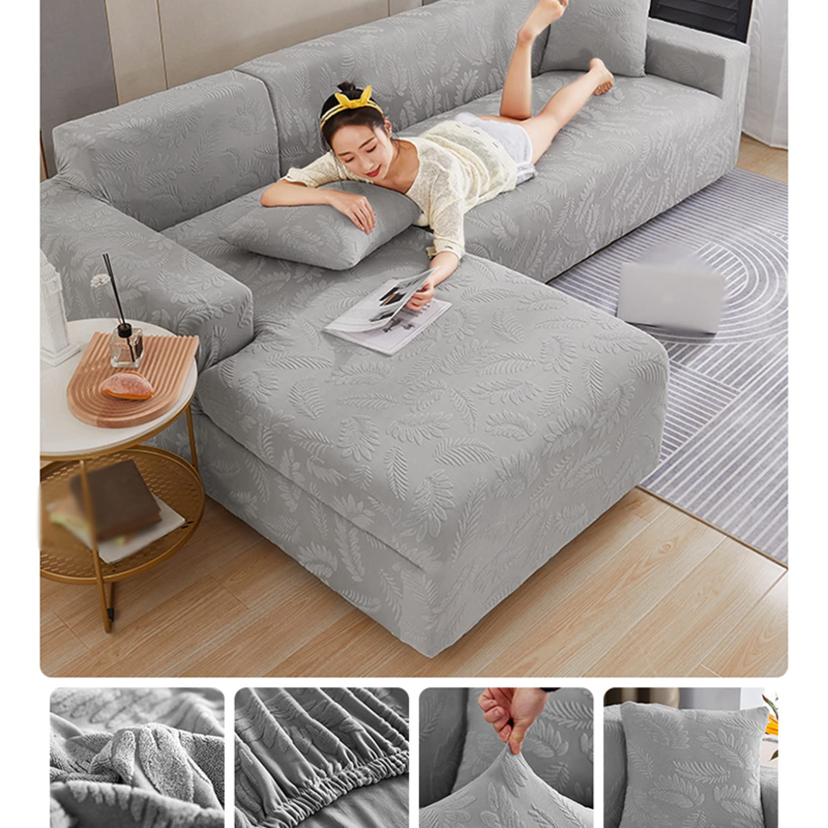 Amazon｜キズ防止 ソファーカバー L字 L型 コーナー カウチ ソファー