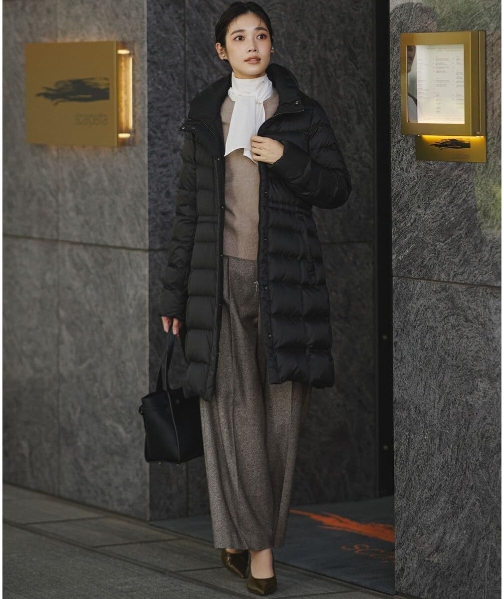 Amazon | [23区] VERY掲載/新色追加 シレータフタ ロング ダウンコート