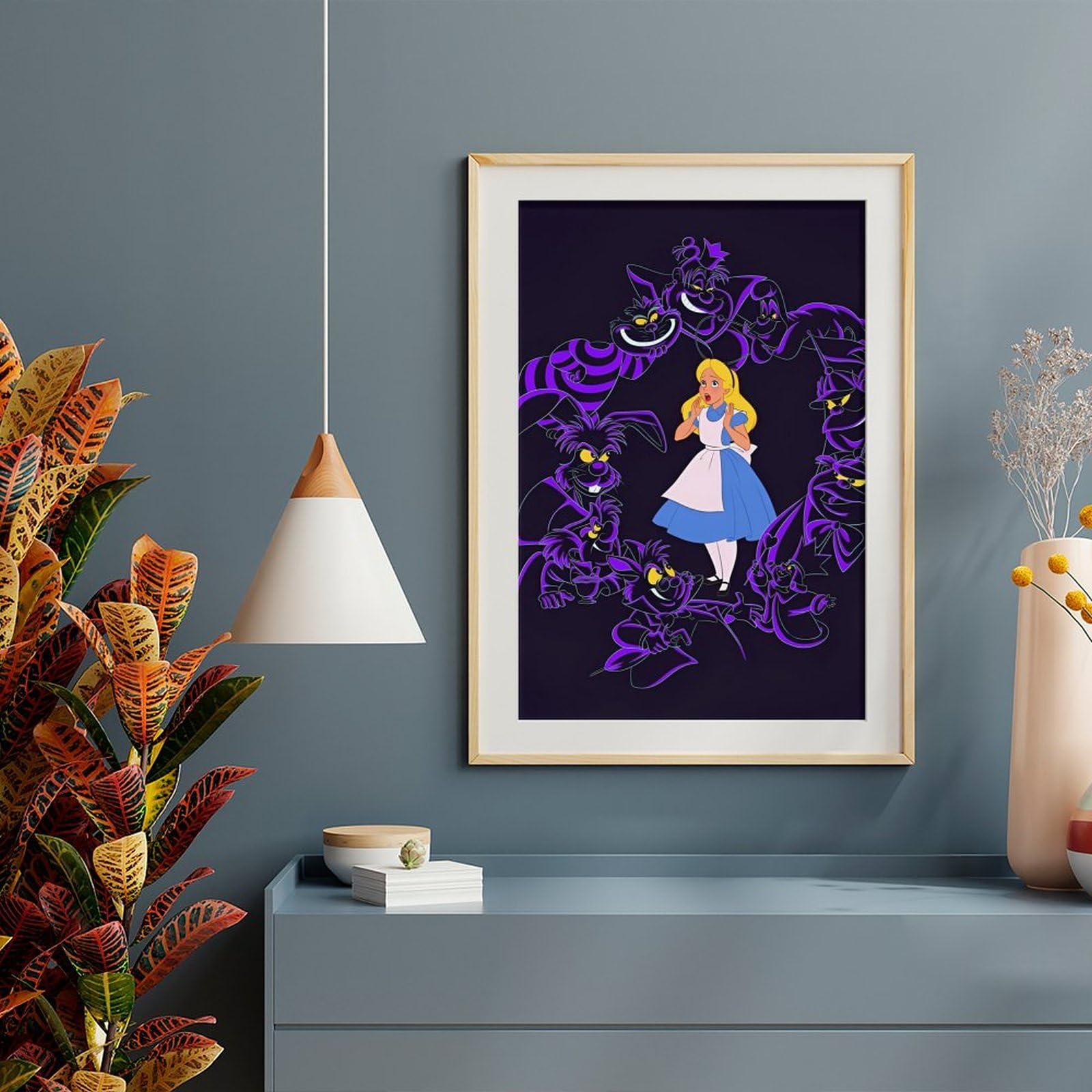 Amazon.co.jp: 不思議の国のアリス ポスター 絵画 インテリア 壁紙用