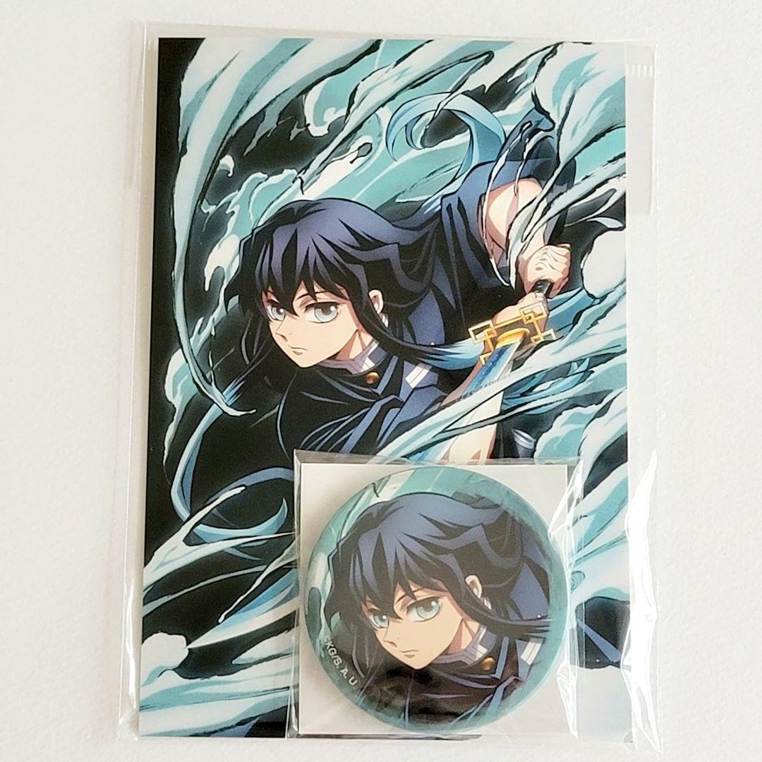 鬼滅の刃 全集中展 缶バッジ&ポストカードセット 時透無一郎 10点 ね
