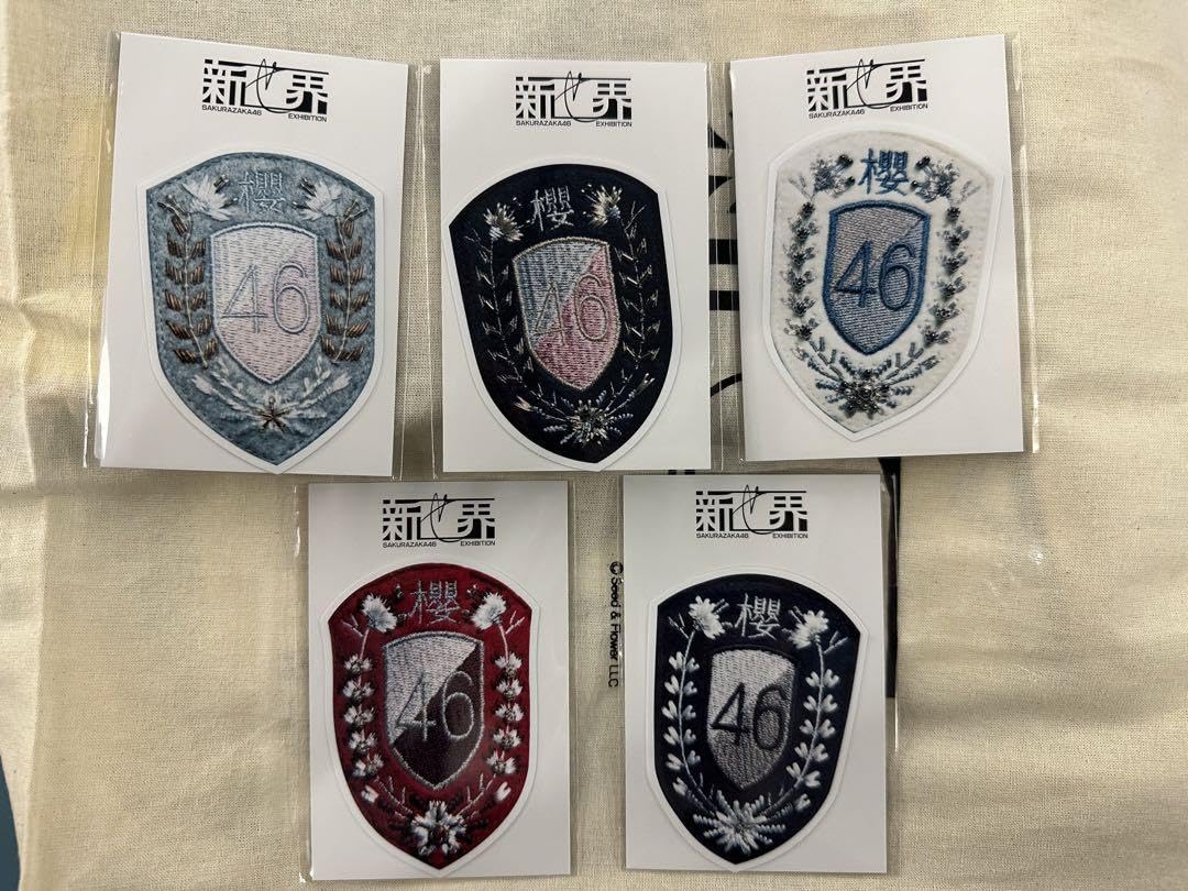 Amazon.co.jp: 櫻坂46 新せ界 衣装エンブレム ステッカー 全5種 : おもちゃ