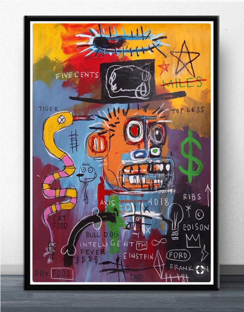 希少 バスキア フラッシュ アートパネル ストリート ポップアート レア