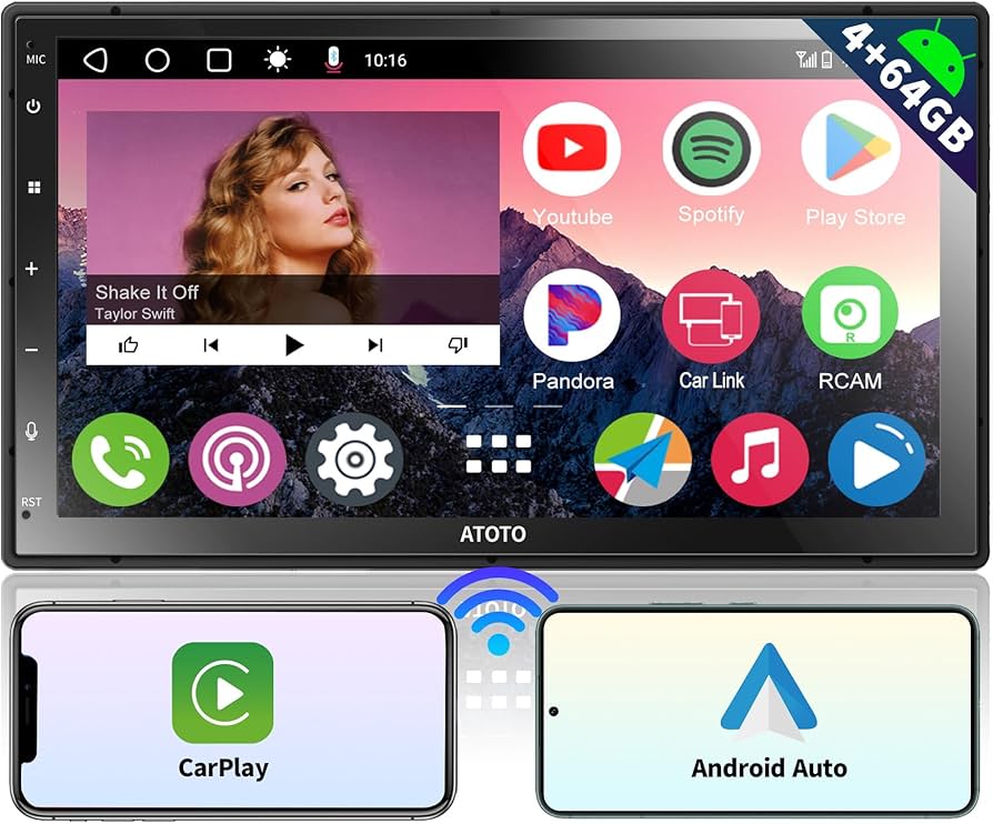 Amazon.com: ATOTO A6 7inch Double DIN Android Car Stereo 1280