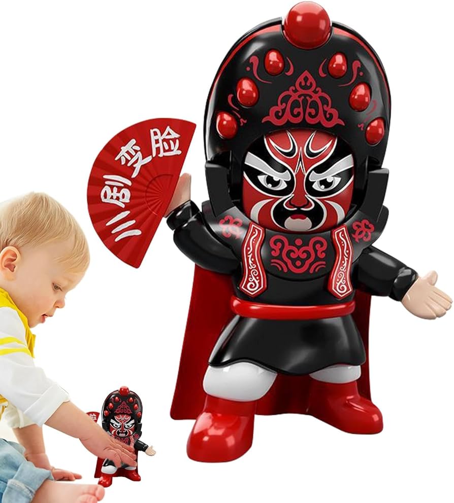 Amazon.co.jp: 顔が変わる人形 - 5つのインタラクティブな顔を持つ四川