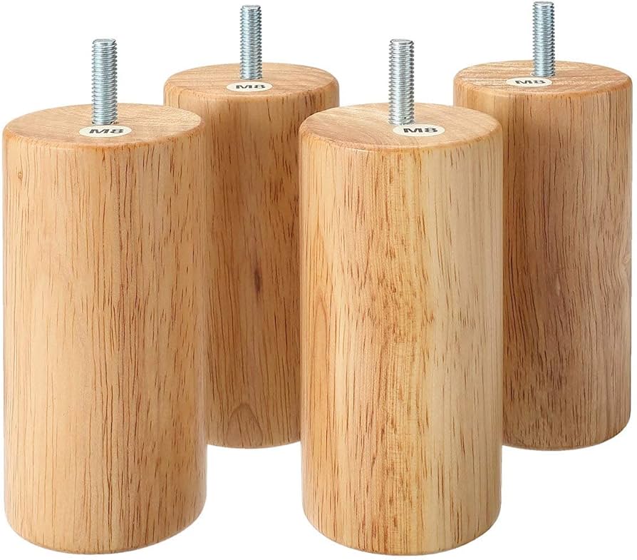 Amazon.co.jp: 無印良品 木製脚・12cm/ナチュラル(M8) 4本組 02529406