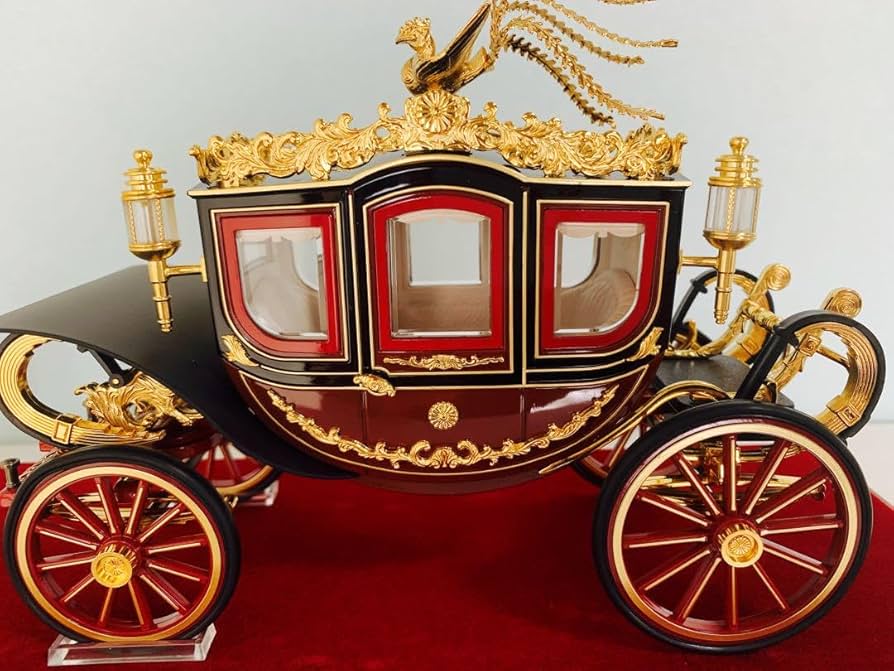 Amazon | 希少 極 御料儀装車一号 天皇陛下の御料馬車 木枠ガラス