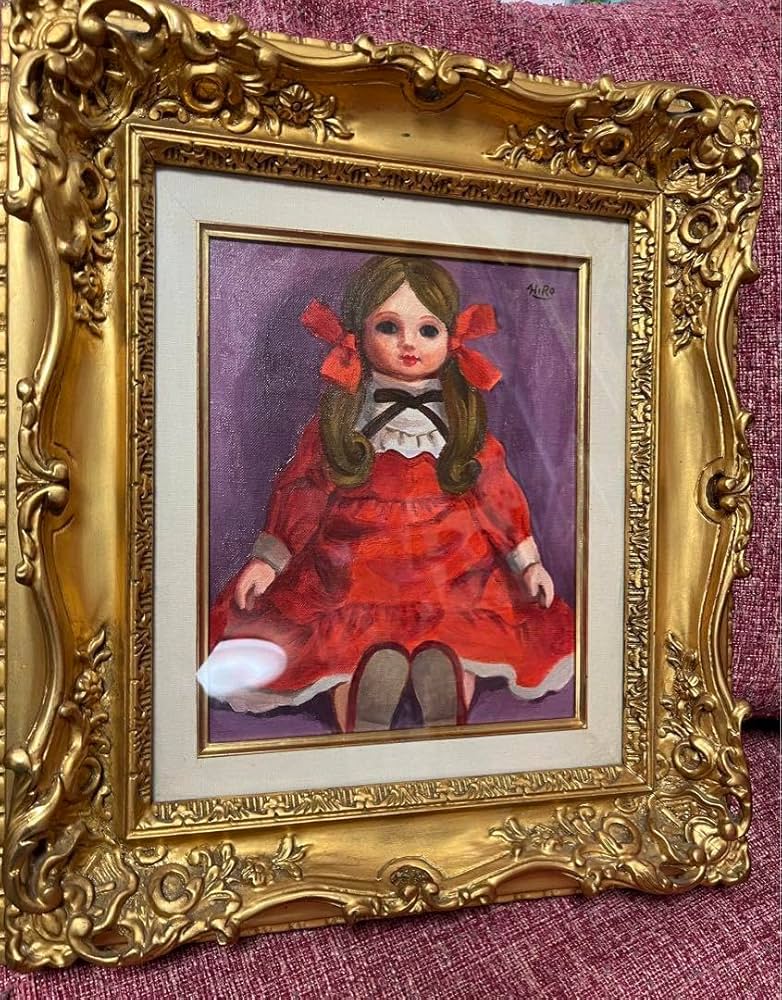 Amazon.co.jp: 真作 関本弘三郎 絵画 油彩 油絵 肉筆 額縁 ギャラリー