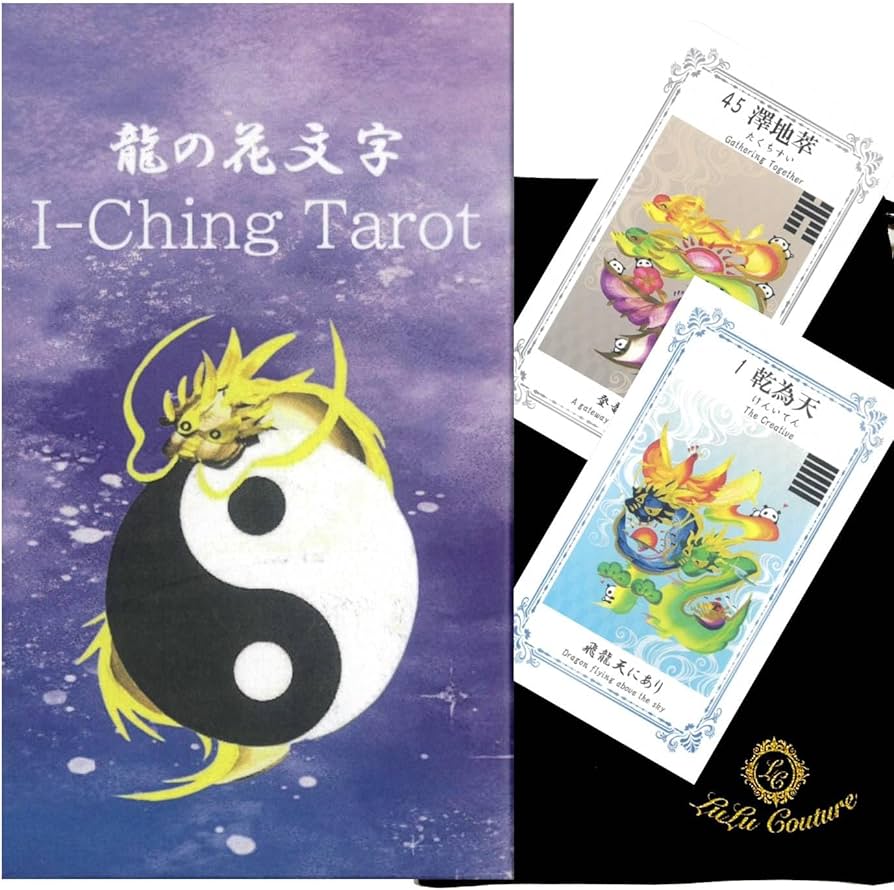 Amazon.co.jp: 【日本語】龍の花文字I-Ching Tarot（イーチンタロット