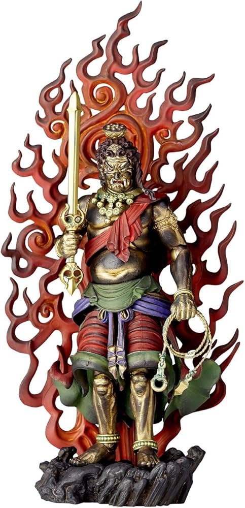 Amazon.co.jp: タケヤ式自在置物 不動明王 約135mm PVC&ABS製 塗装済み