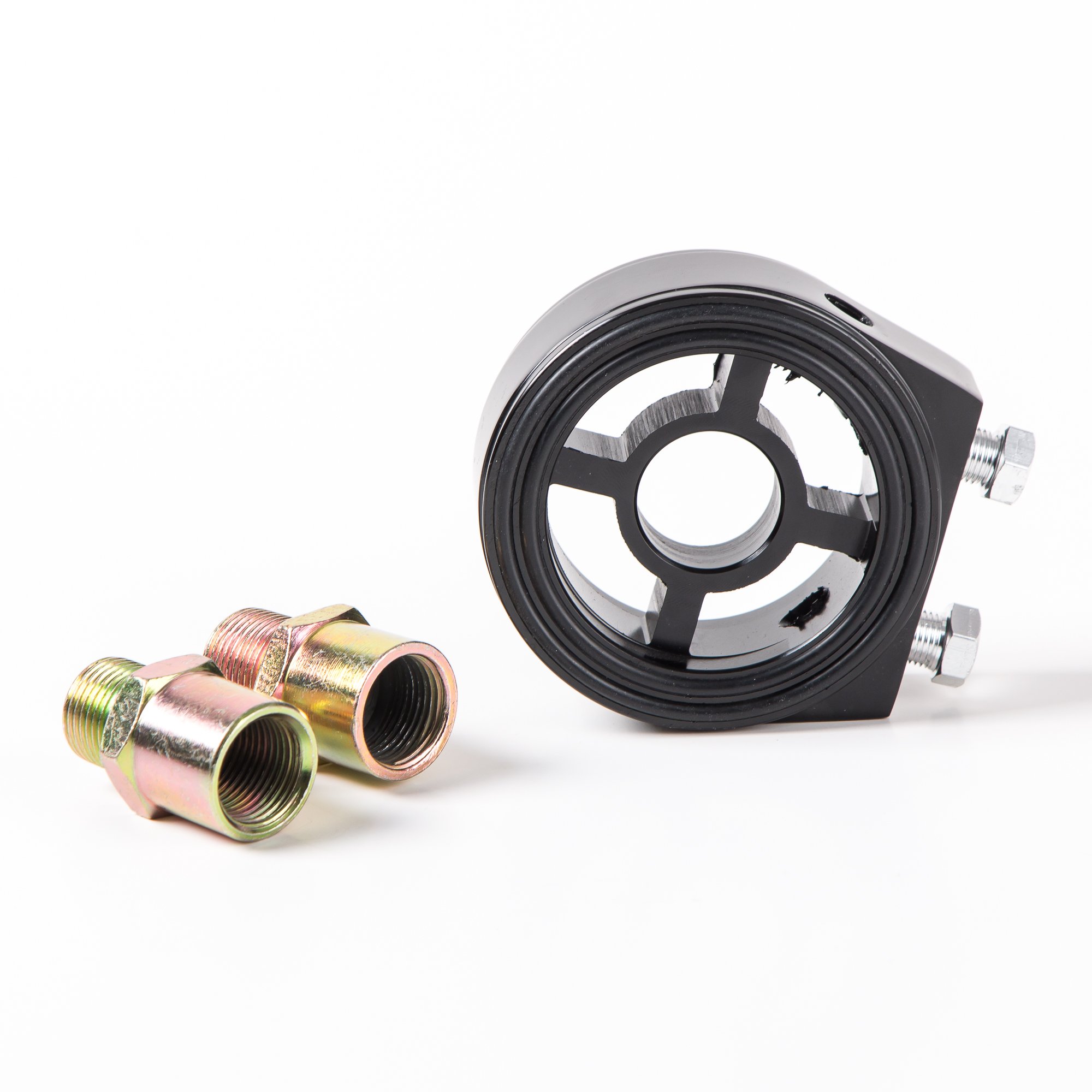 Amazon.co.jp: オイル ブロック サンドイッチ 油温 油圧計 AN10