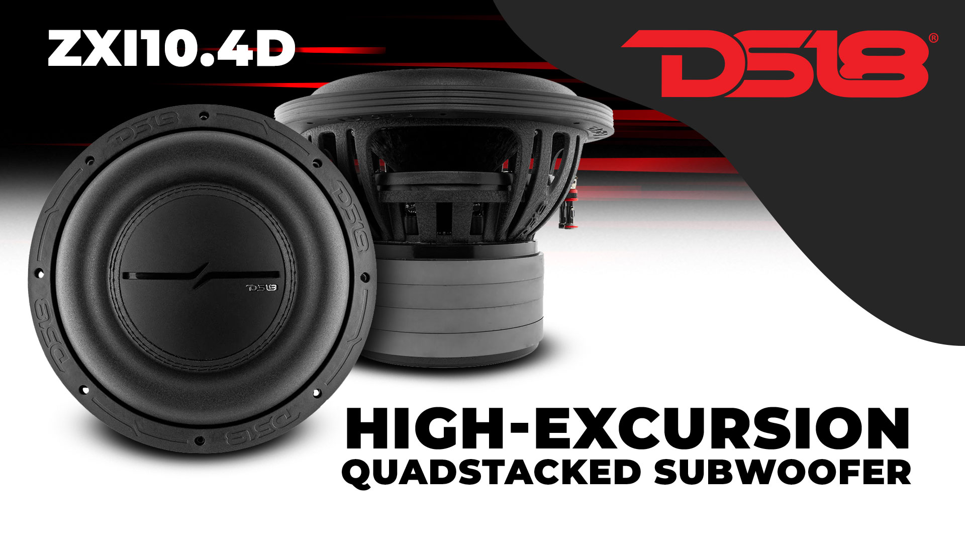 Amazon.com: DS18 ZXI10.4D 10 Inches High Excursion Car Audio