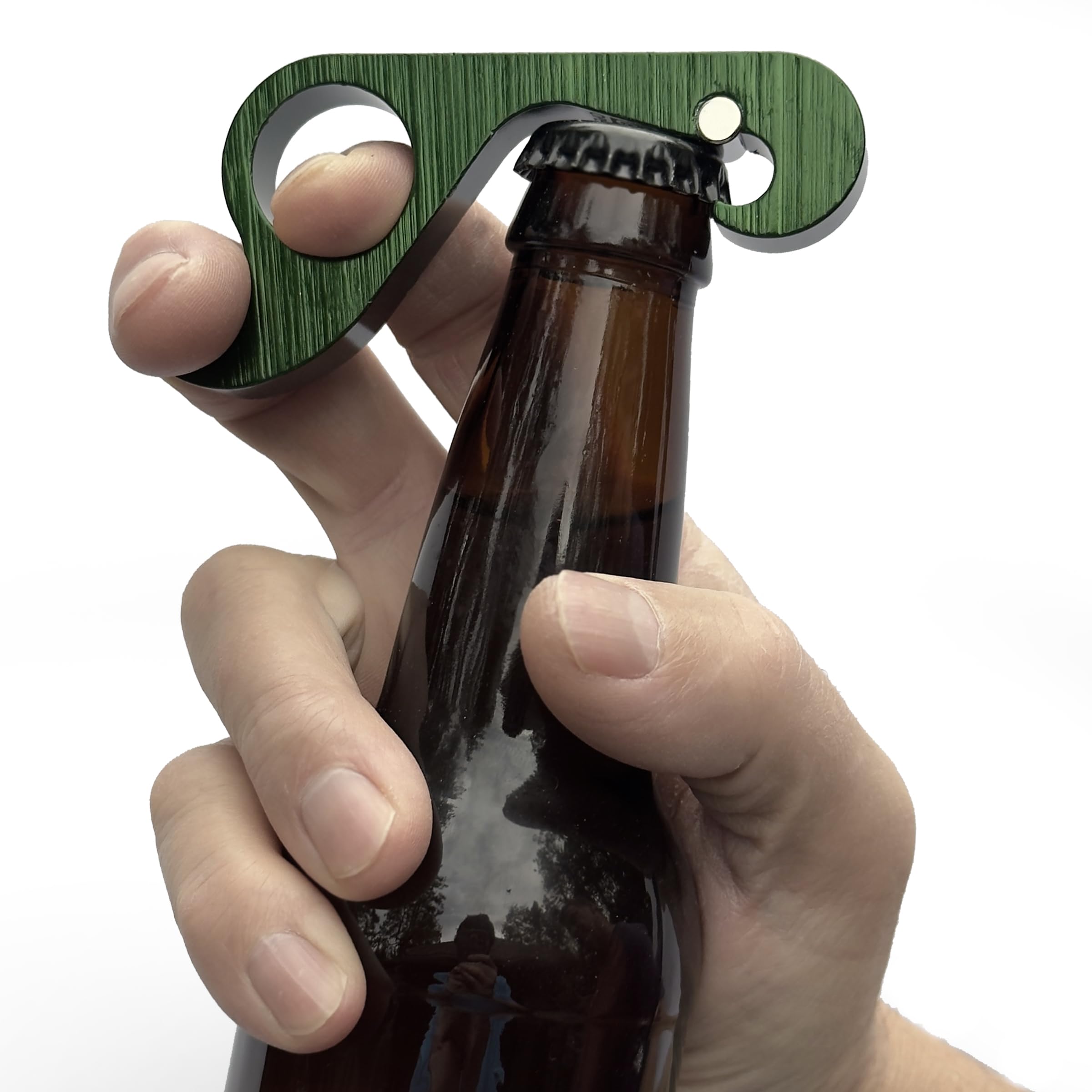Amazon.com: GrabOpener One-handed Bottle Opener in Liquid Green