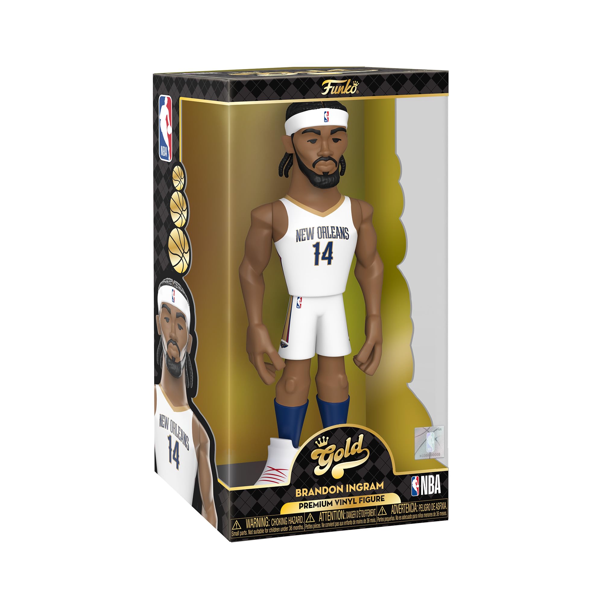 Amazon.com: Funko Gold Vinyl: NBA - Brandon Ingram, New Orleans