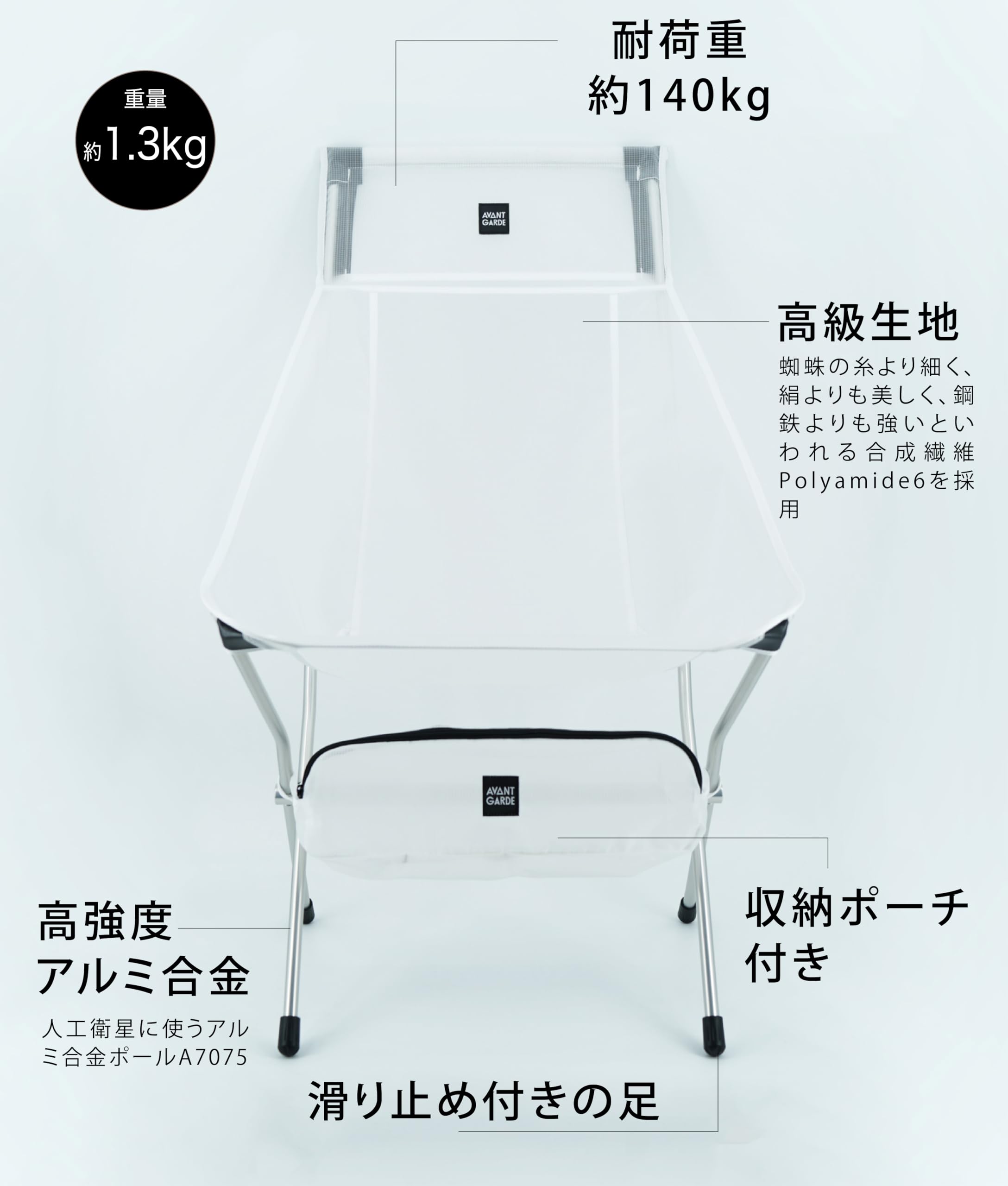 Amazon.co.jp: AVANT GARDE (アバンギャルド) アウトドア チェア