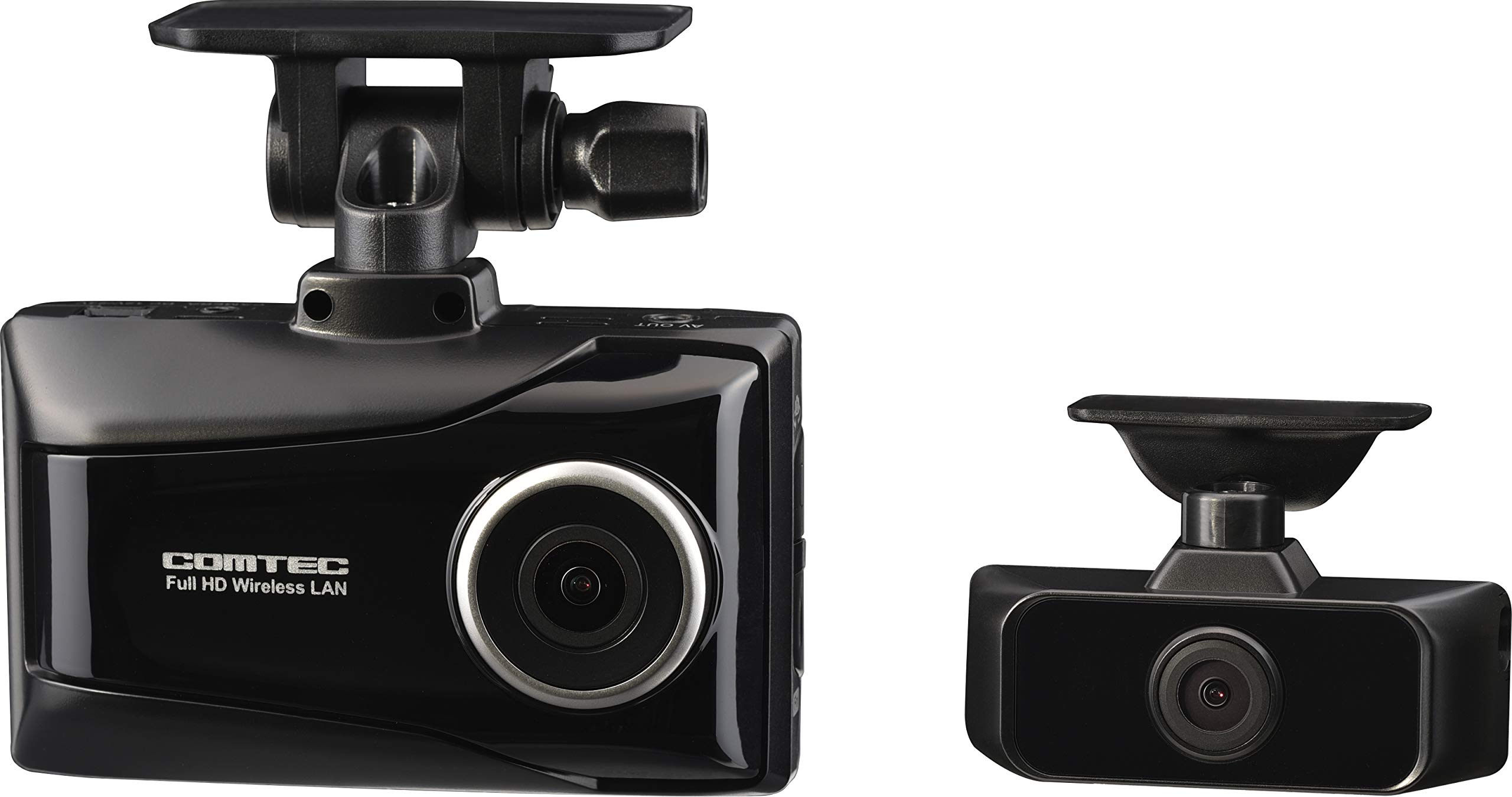 駐車監視 コムテック DC-DR653 前後2カメ 別注 純正 SD128GB ドライブ